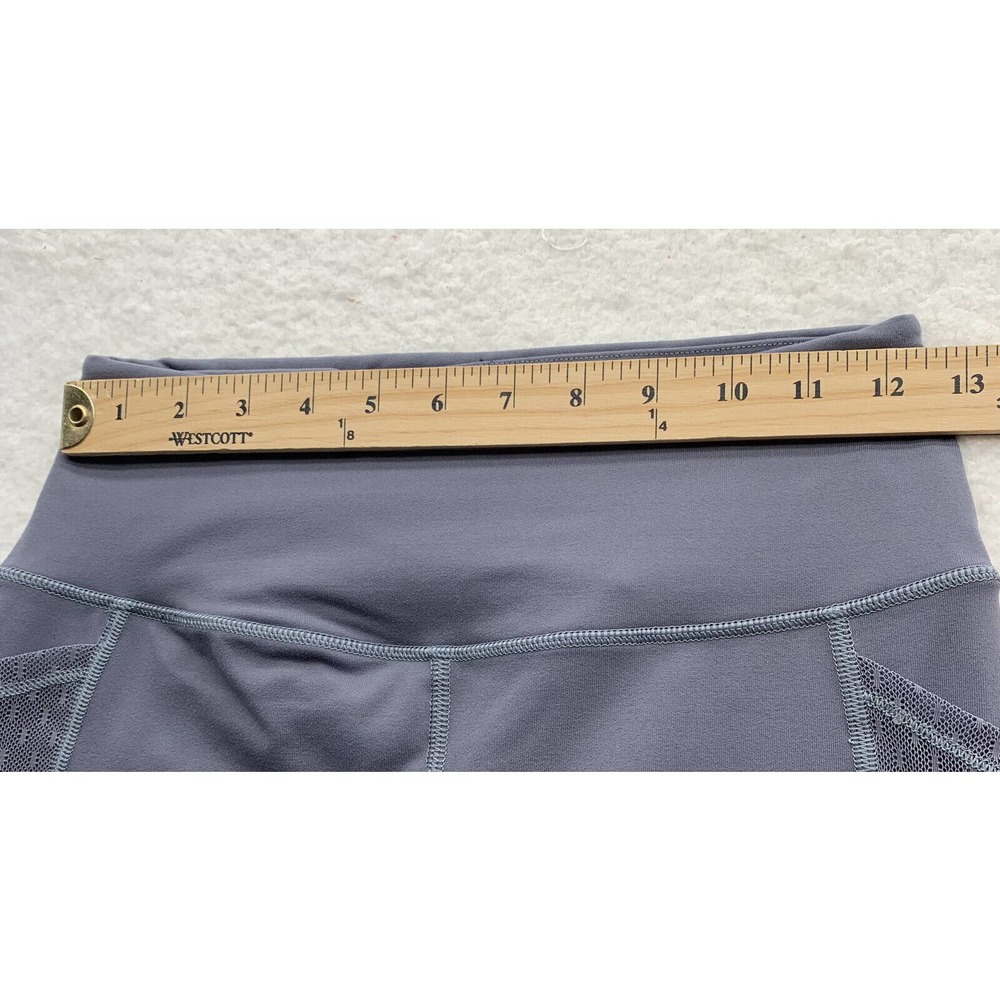 Victoria Sport Knockout Leggings Small Sheer Mesh Leg Thigh Pockets Running - Picture 8 of 11